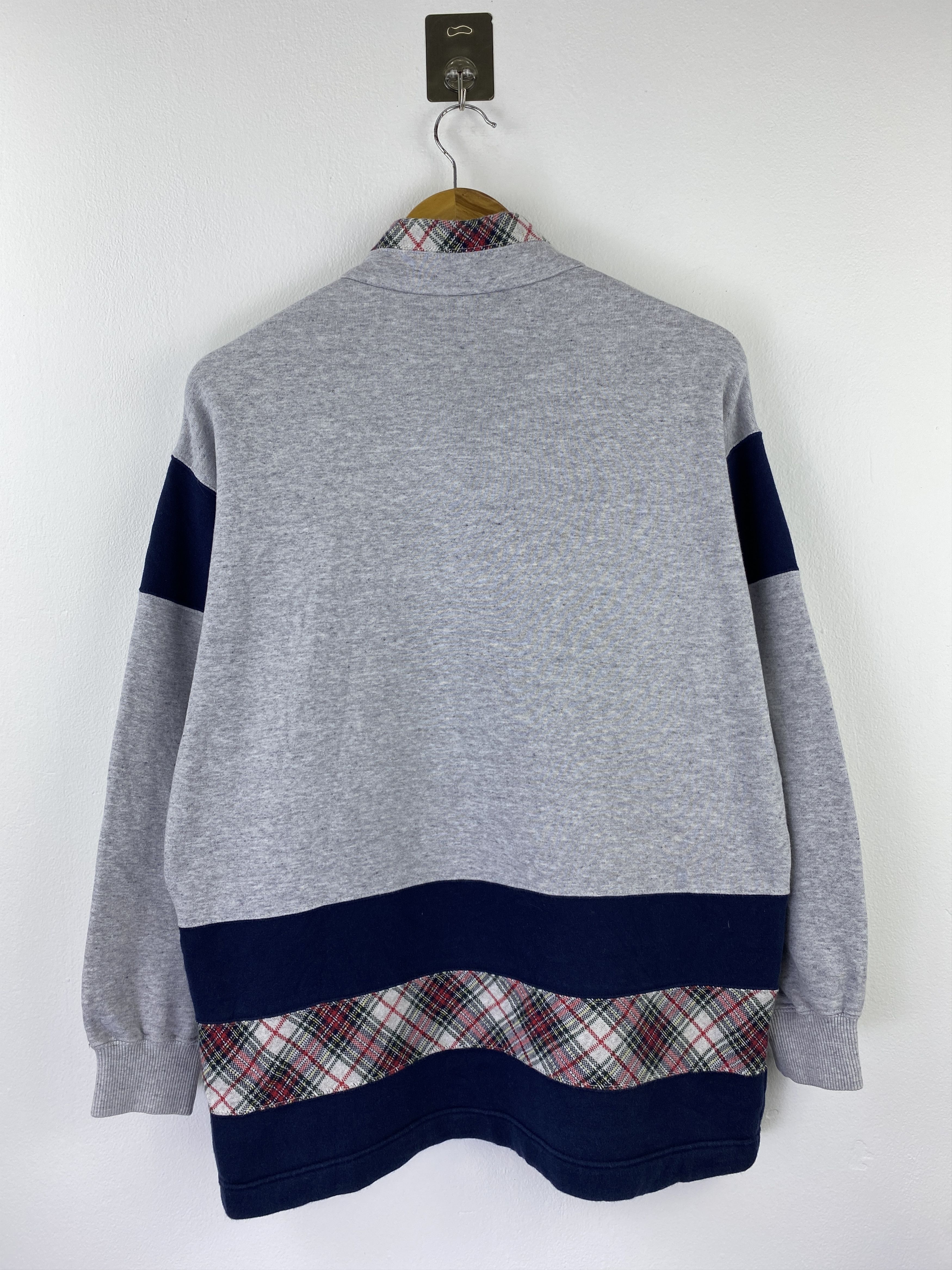 Ellesse Vintage 90s Ellesse Button Up Sweatshirt SH0493 Size L / US 10 / IT 46 - 3 Thumbnail