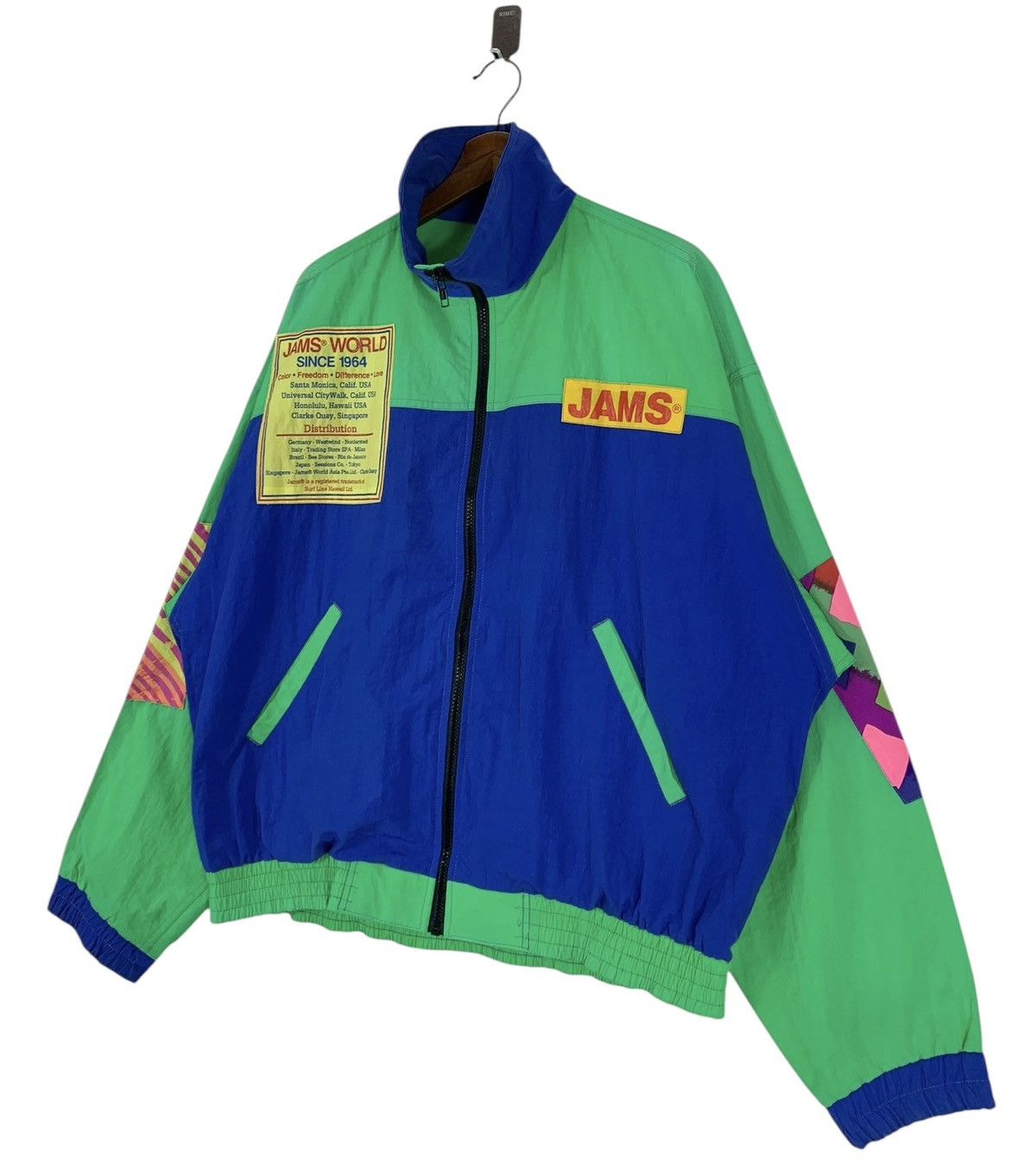 Jams World 80s Jams World Honolulu Hawaii Color Block Patches Jacket Size US L / EU 52-54 / 3 - 3 Thumbnail