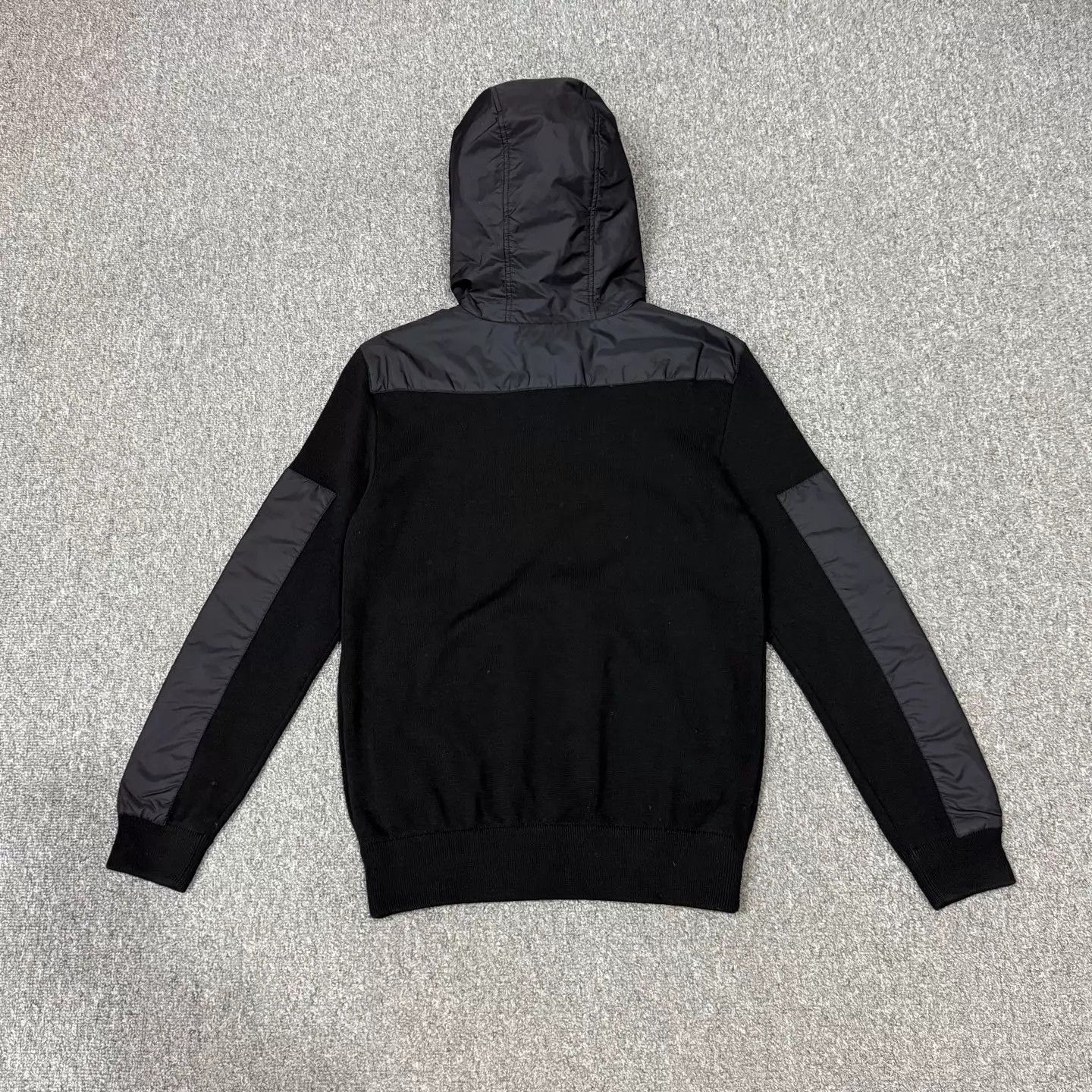 Prada Prada Black Triangle Logo Nylon Knit Zip Jacket 48 Size US M / EU 48-50 / 2 - 2 Thumbnail