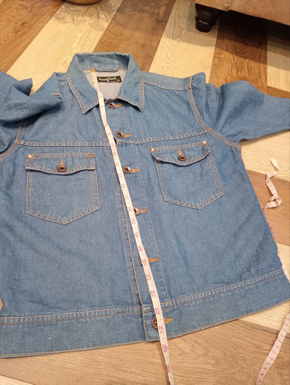 Margaret Howell MARGARET HOWELL BLUE DENIM JACKET - SIZE L Size US L / EU 52-54 / 3 - 15 Thumbnail
