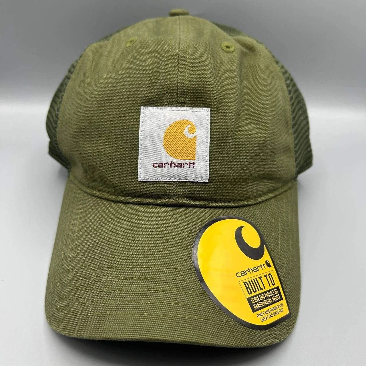 Carhartt Carhartt Trucker Hat Men Green Mesh Snap Back Cap New Size ONE SIZE - 1 Thumbnail