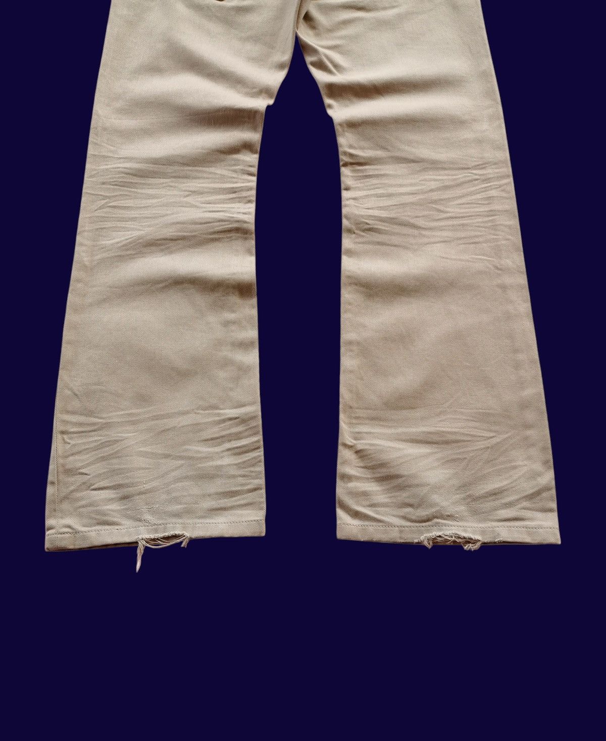 JACKROSE Bootcut Flared Jack Rose Jeans Cream Size US 35 - 9 Thumbnail