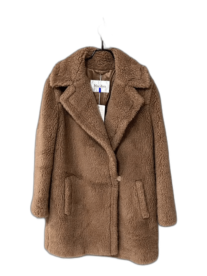 Max Mara MaxMara Camel Teddy Bear Coat Size M / US 6-8 / IT 42-44 - 1 Thumbnail