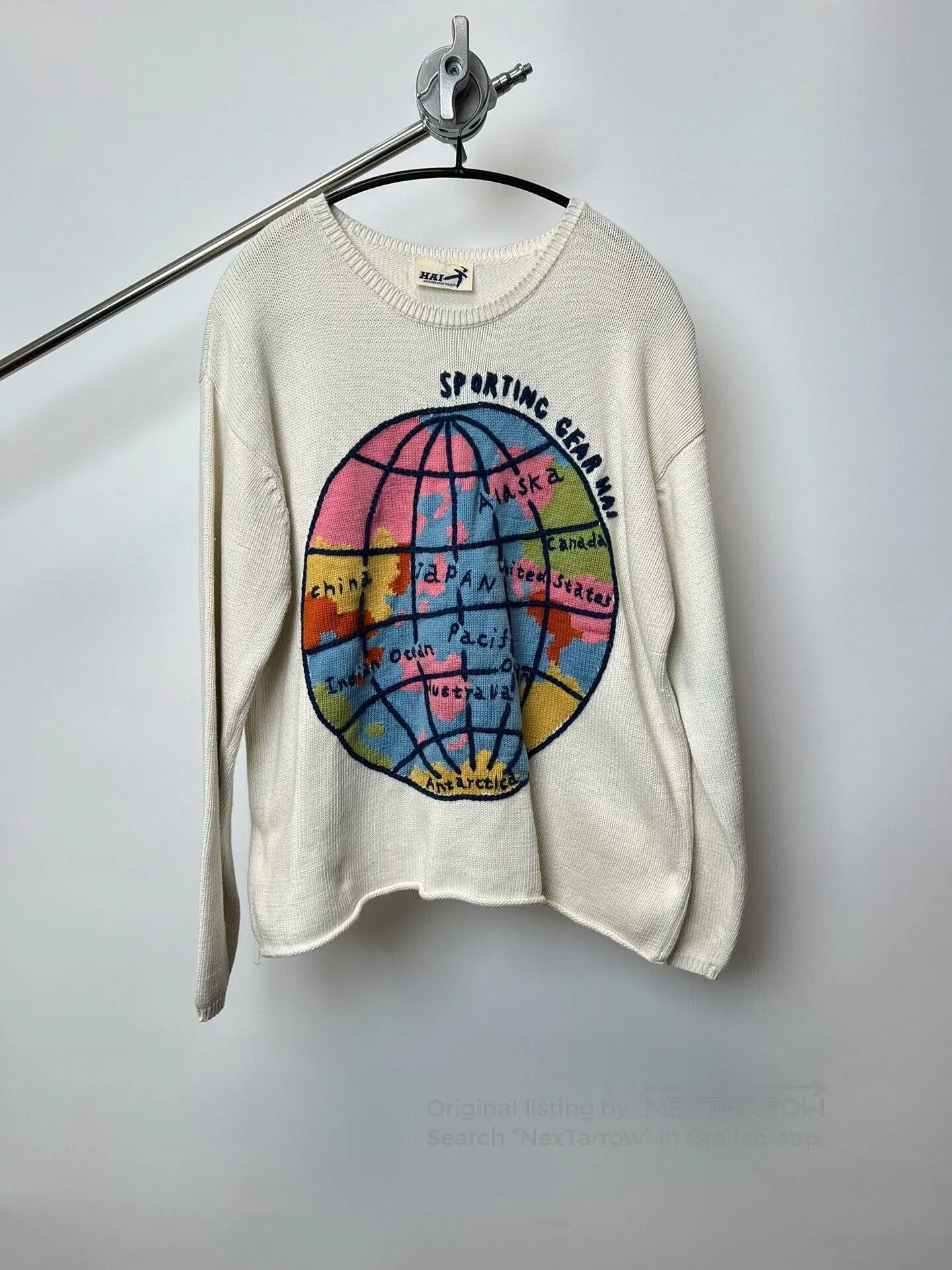 Issey Miyake Issey Miyake Vintage Boxy Sweater with Embroidery. Size US M / EU 48-50 / 2 - 1 Thumbnail