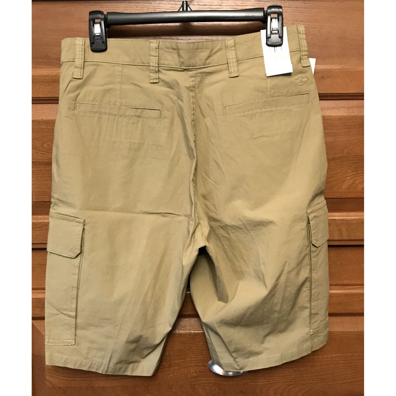 Dockers DOCKERS Cargo Shorts Mens 30 Regular Brown Cotton Elastane Stretch Pockets Casual 1091 Size US 30 / EU 46 - 2 Thumbnail