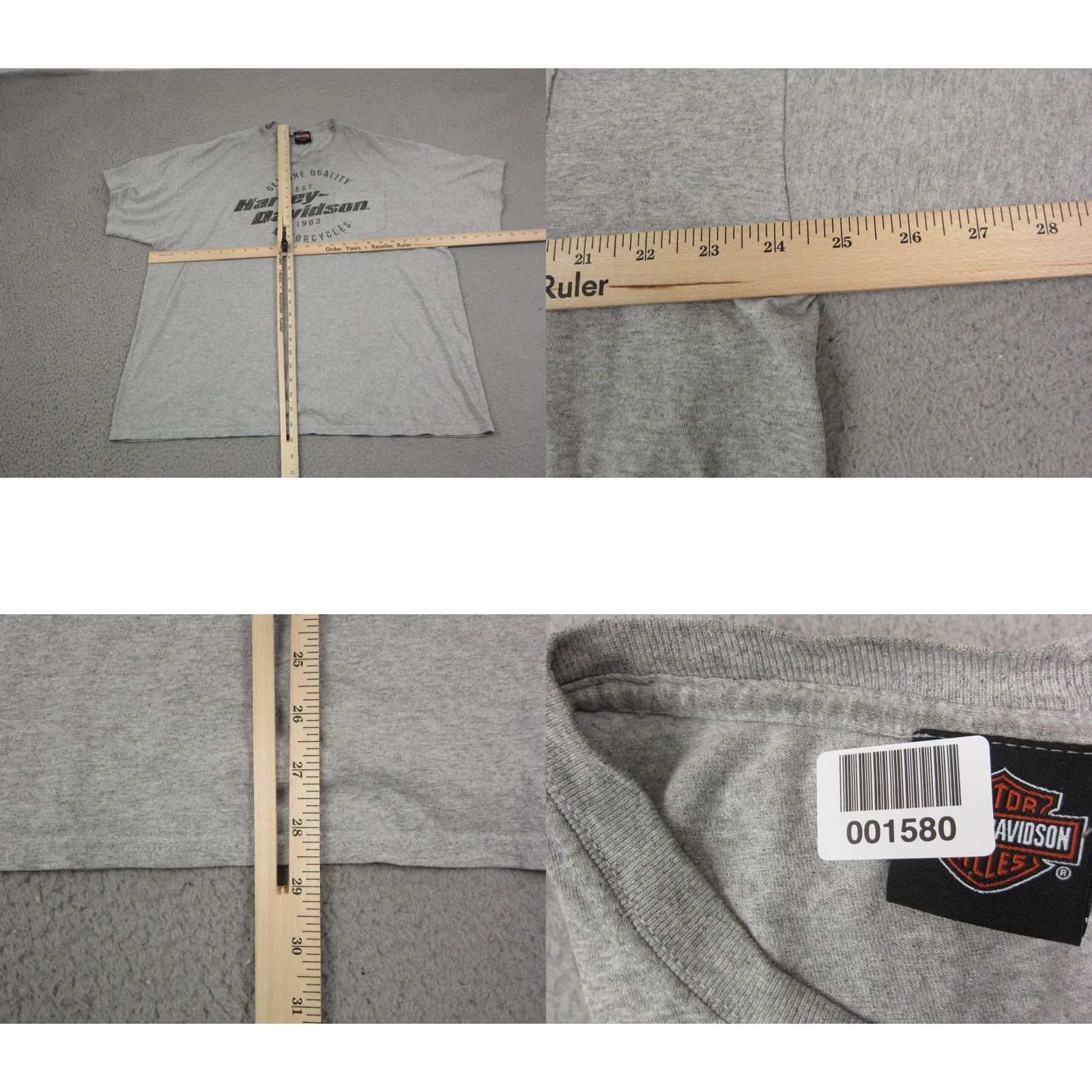 Harley Davidson Harley Davidson Shirt Adult 2XL Gray Mens Madison Wisconsin Casual Biker Y2K Size US XXL / EU 58 / 5 - 8 Thumbnail