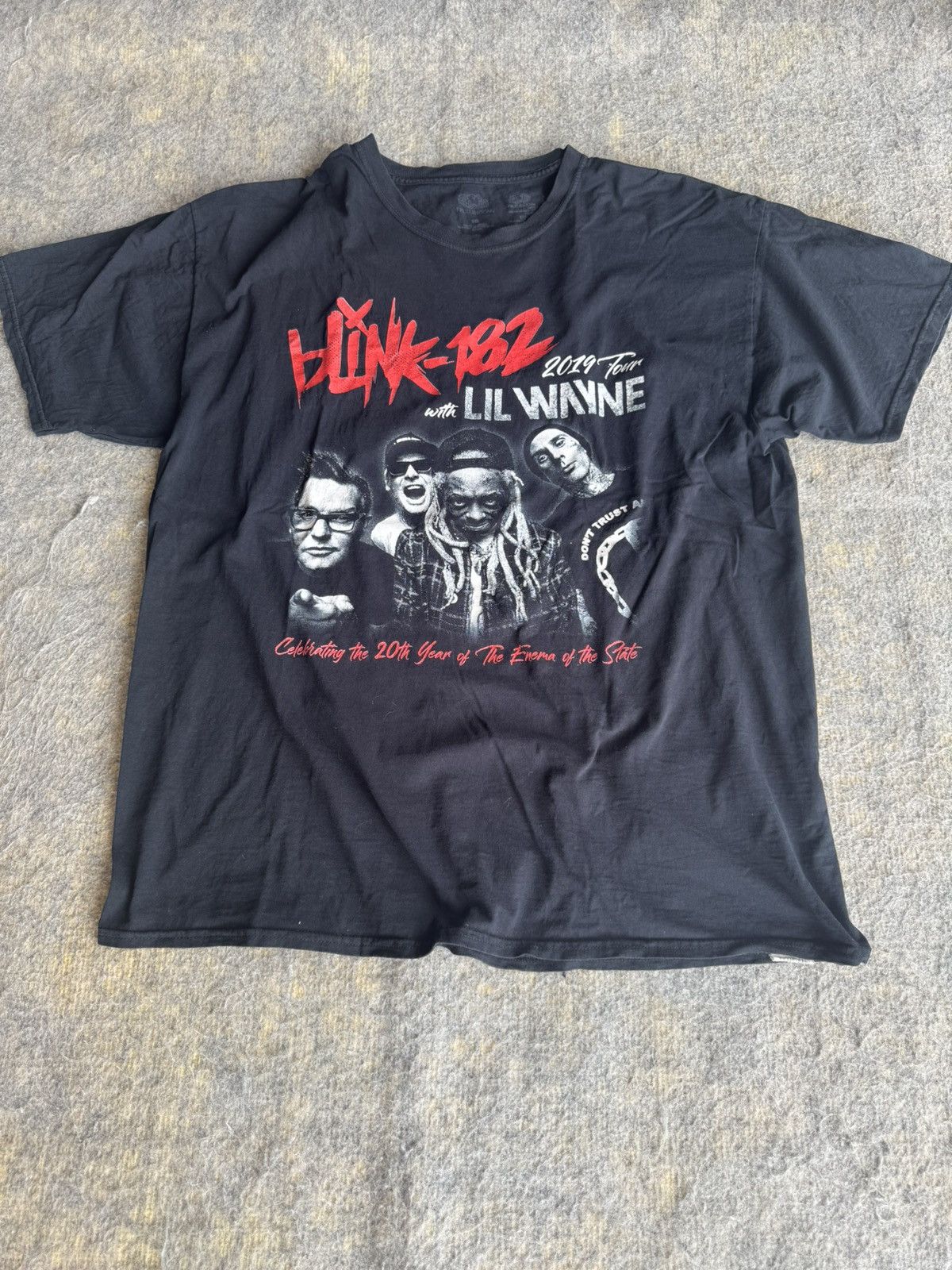 Lil Wayne Rare Blink 182 matt skiba lil Wayne tour shirt Size US L / EU 52-54 / 3 - 1 Thumbnail