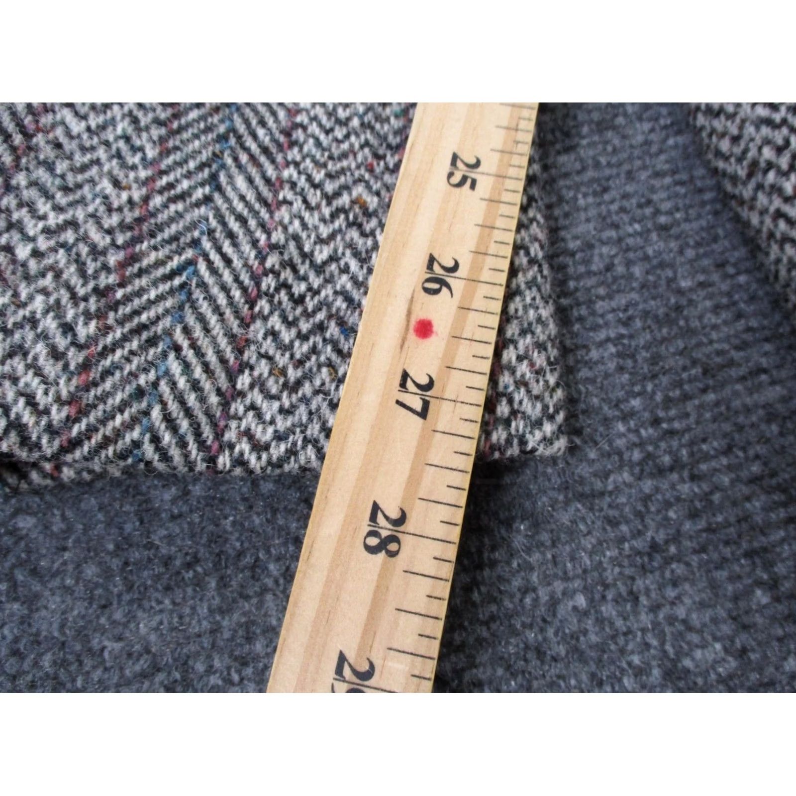 Harris Tweed Harris Tweed Jacket Womens 10 Gray Wool Tweed Blazer Business Suit Jacket, Regular, Gray, 10, Womens Size L / US 10 / IT 46 - 7 Thumbnail