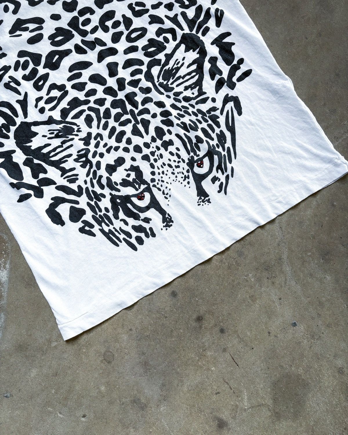 Saint Laurent Paris F/W16 GEM EYE LEOPARD T-SHIRT Size US S / EU 44-46 / 1 - 4 Thumbnail