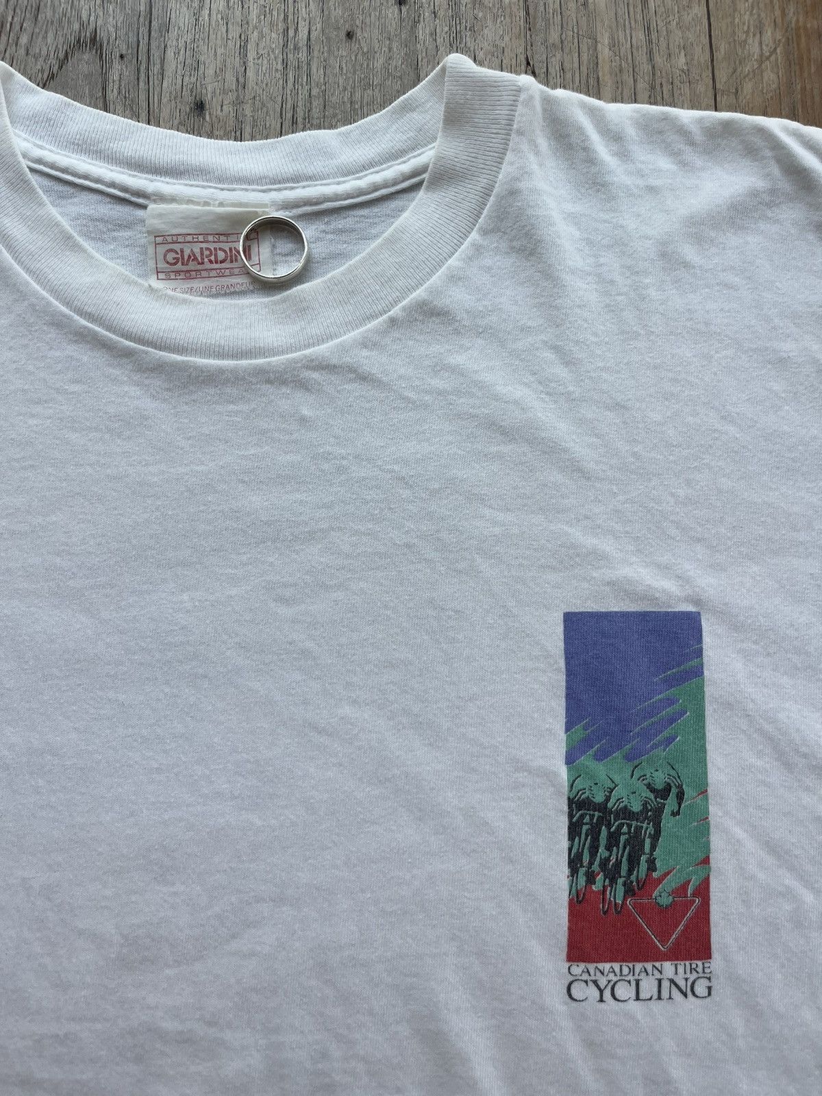 Vintage Vintage Canadian Tire National Cycling Series 1993’s Tshirt Size US XL / EU 56 / 4 - 6 Thumbnail
