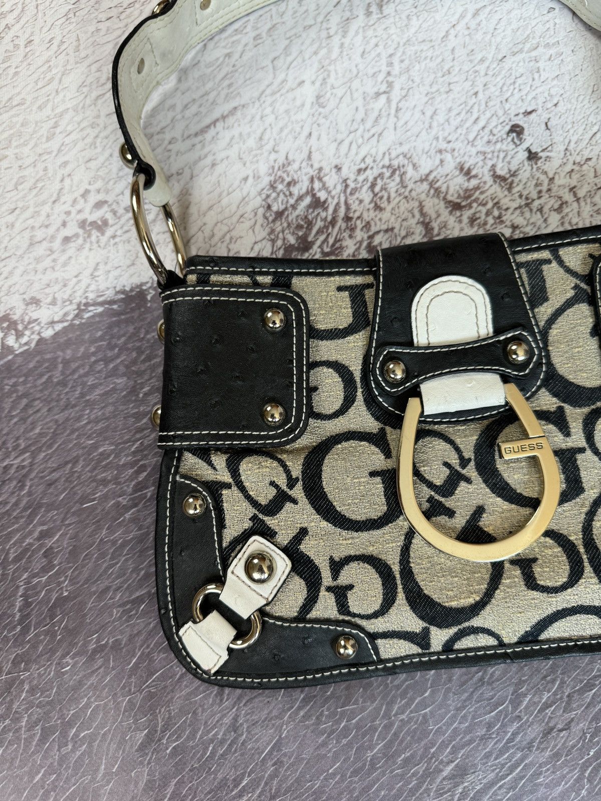 Guess Guess Vintage monogram Women shoulder hand Bag Size ONE SIZE - 4 Thumbnail