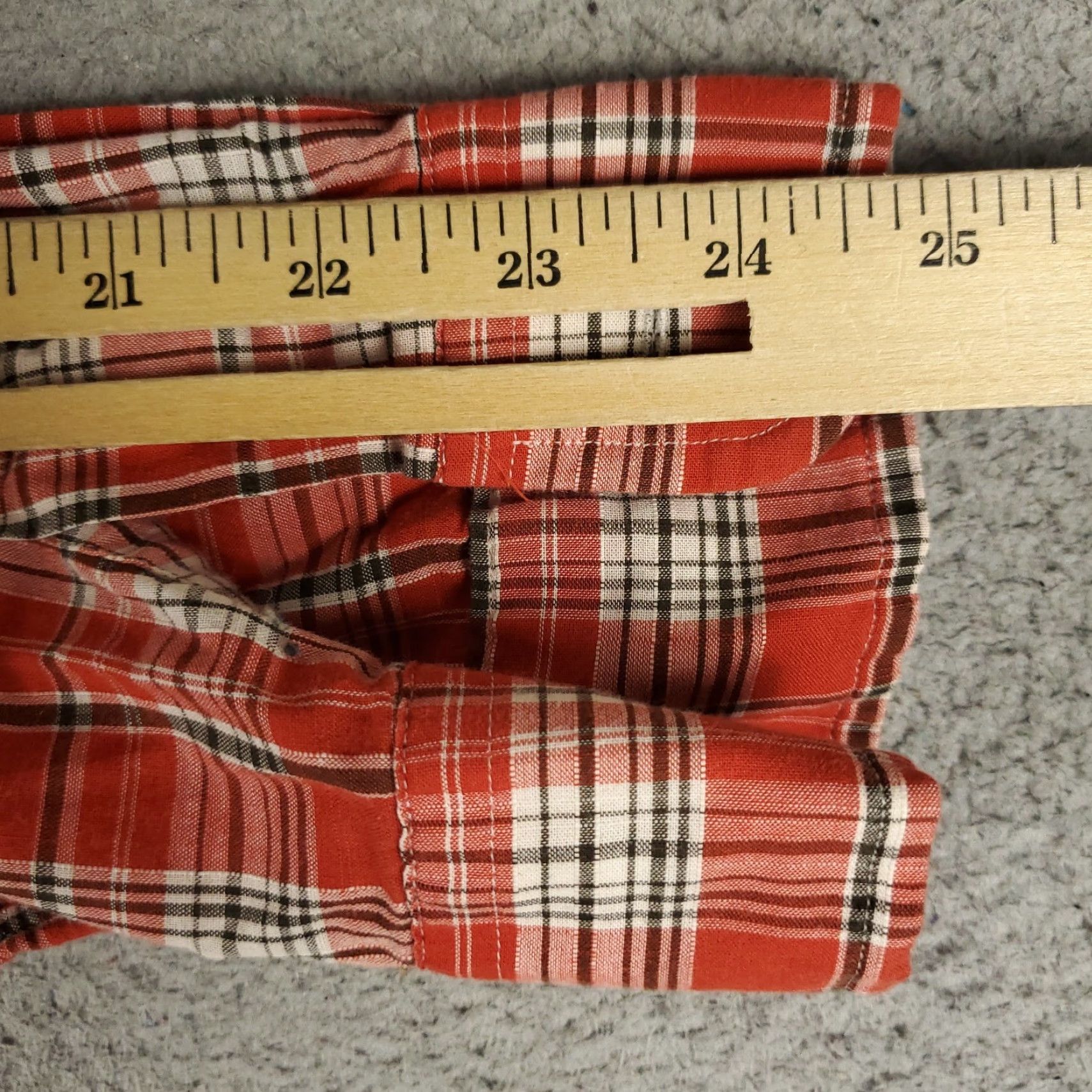 Ralph Lauren Ralph Lauren Shirt Mens XL Orange Plaid Casual Button-Up Long Sleeve Size US XL / EU 56 / 4 - 7 Thumbnail