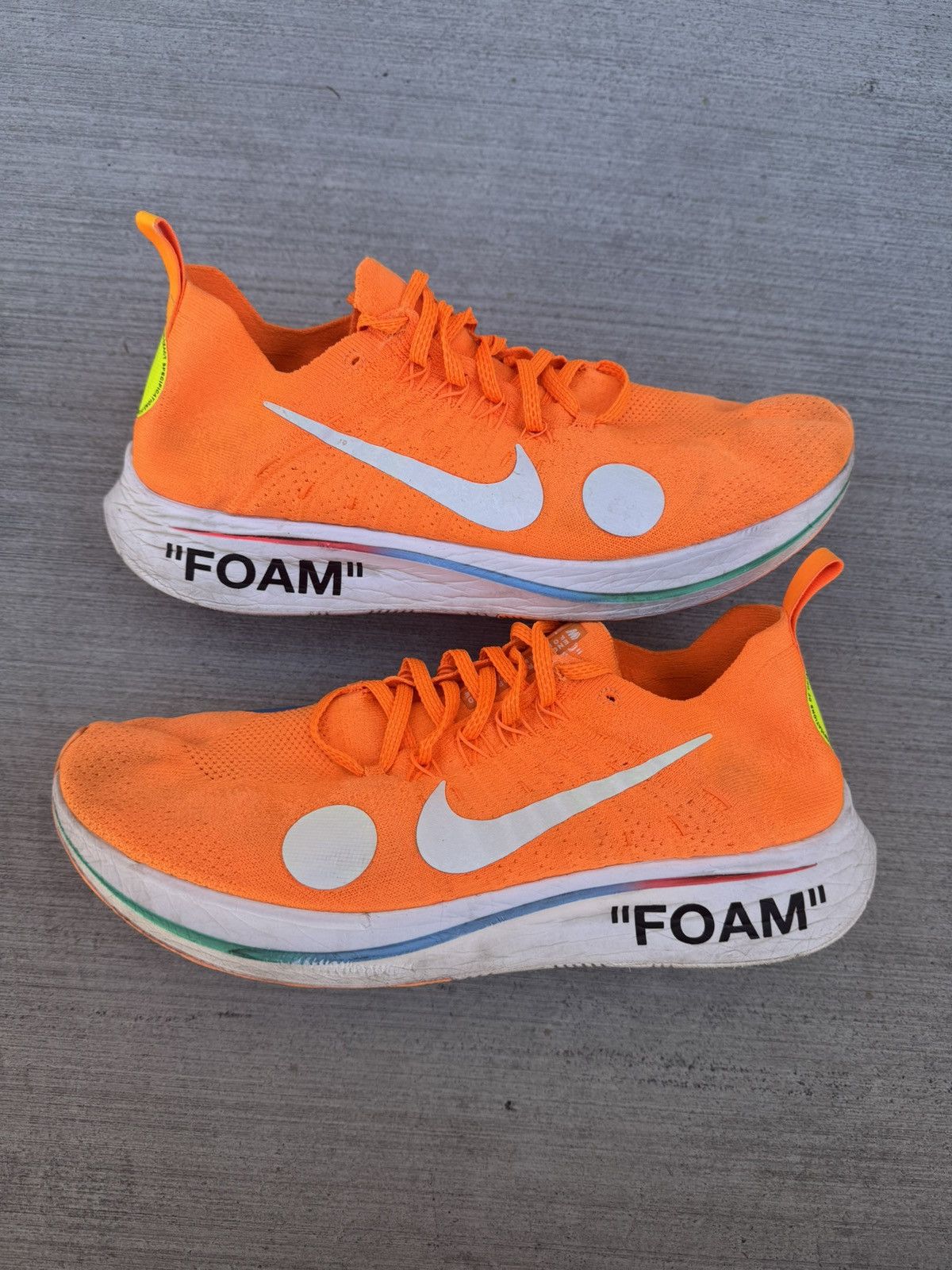 Nike × Off-White OFF WHITE OFF-WHITE ZOOMFLY MERCURIAL TOTAL ORANGE SIZE 12 Size US 12 / EU 45 - 1 Thumbnail