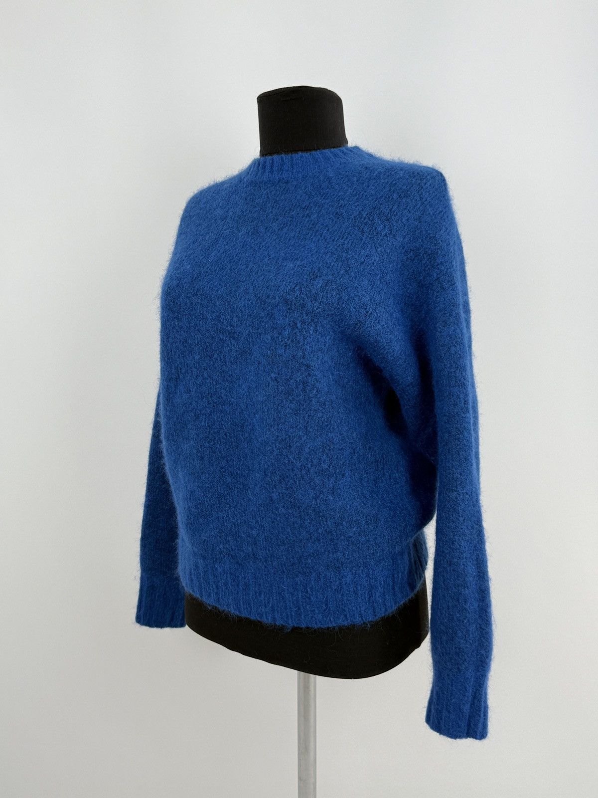 Samsoe Samsoe Samsoe Samsoe Eti Super Blue Wool Blend Crewneck Sweater XS Size XS / US 0-2 / IT 36-38 - 1 Thumbnail