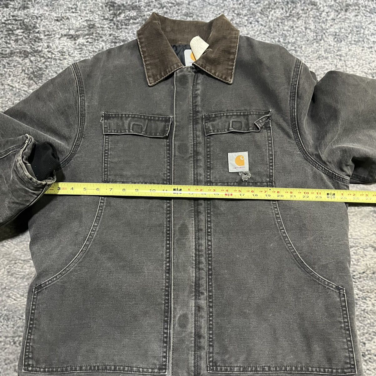 Carhartt VINTAGE CARHARTT BLACK ARCTIC CHORE COAT DISTRESSED LARGE Size US L / EU 52-54 / 3 - 12 Thumbnail
