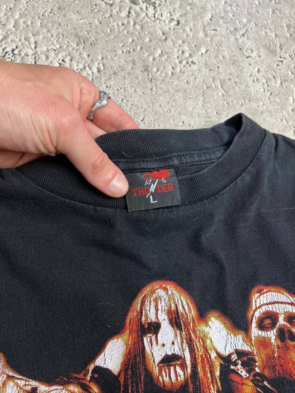 Band Tees × Vintage Vintage 00s Slipknot Lowa Rock Metal T-Shirt Big Logo Y2K Size US L / EU 52-54 / 3 - 4 Thumbnail
