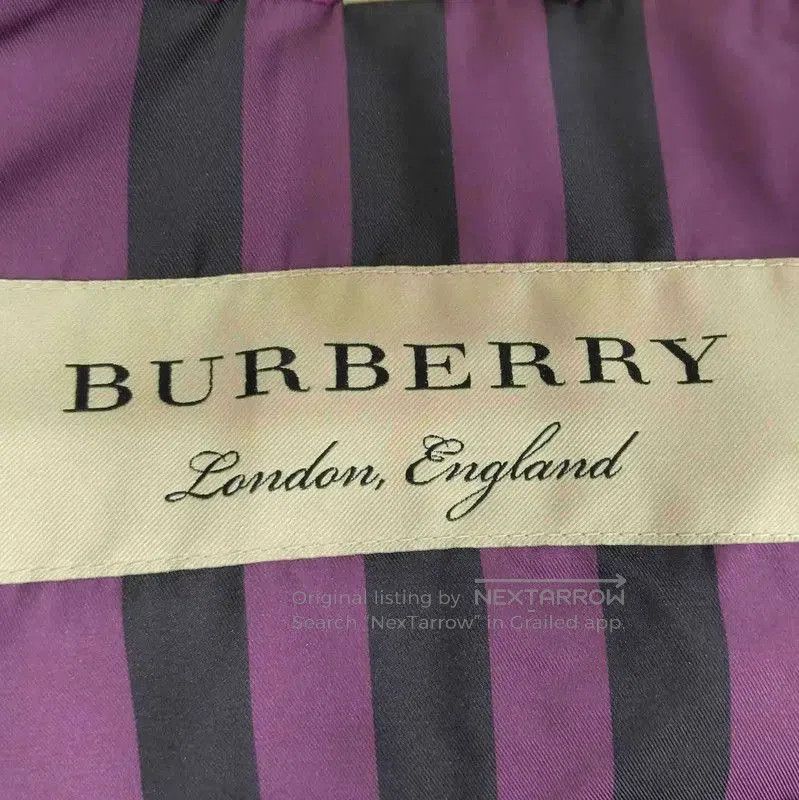 Burberry Burberry Women's Spring Jacket in Purple. Size L / US 10 / IT 46 - 4 Thumbnail