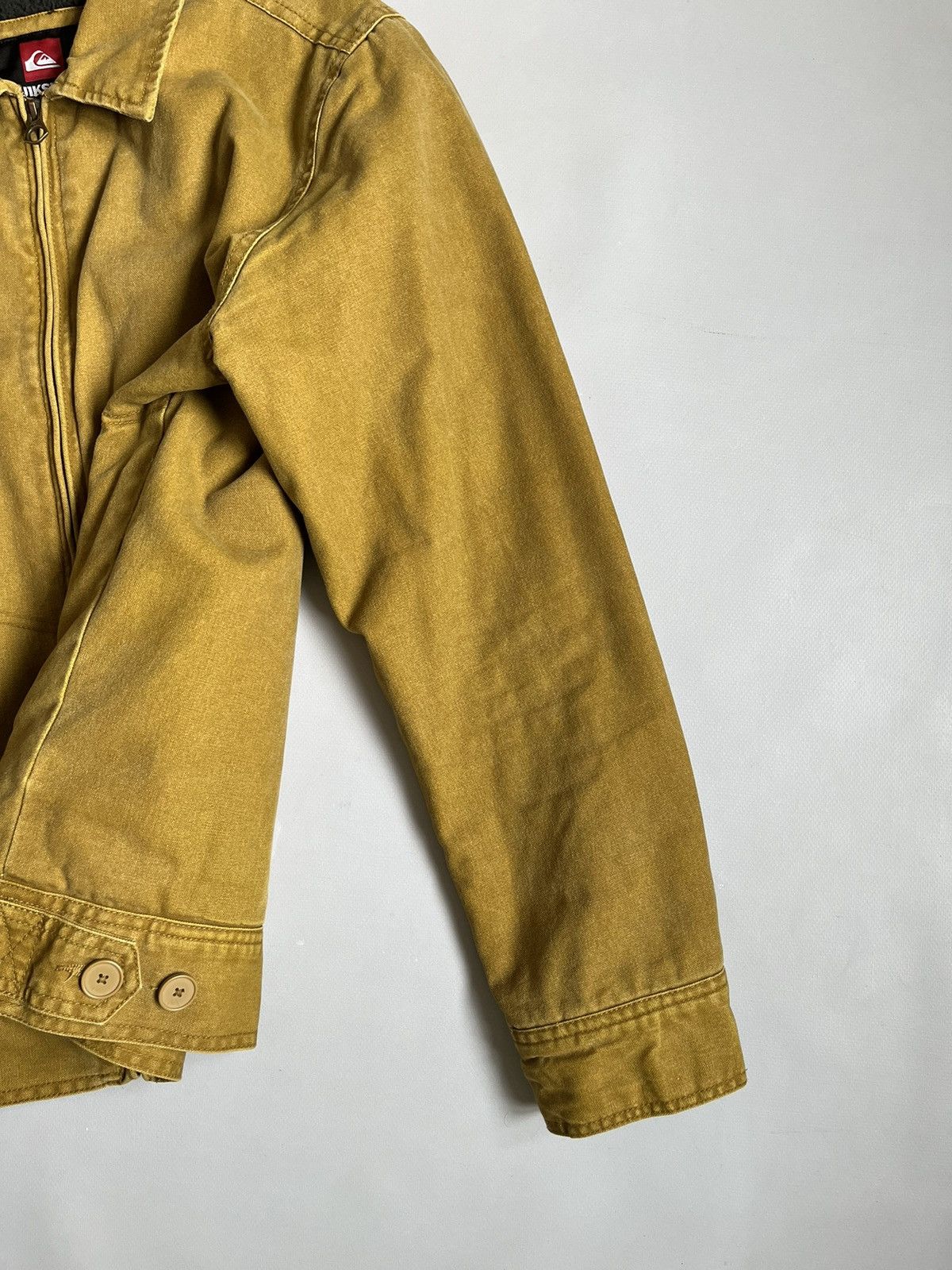 Quiksilver Quiksilver Men Mustard Sherpa Zip Jacket Size US M / EU 48-50 / 2 - 8 Thumbnail