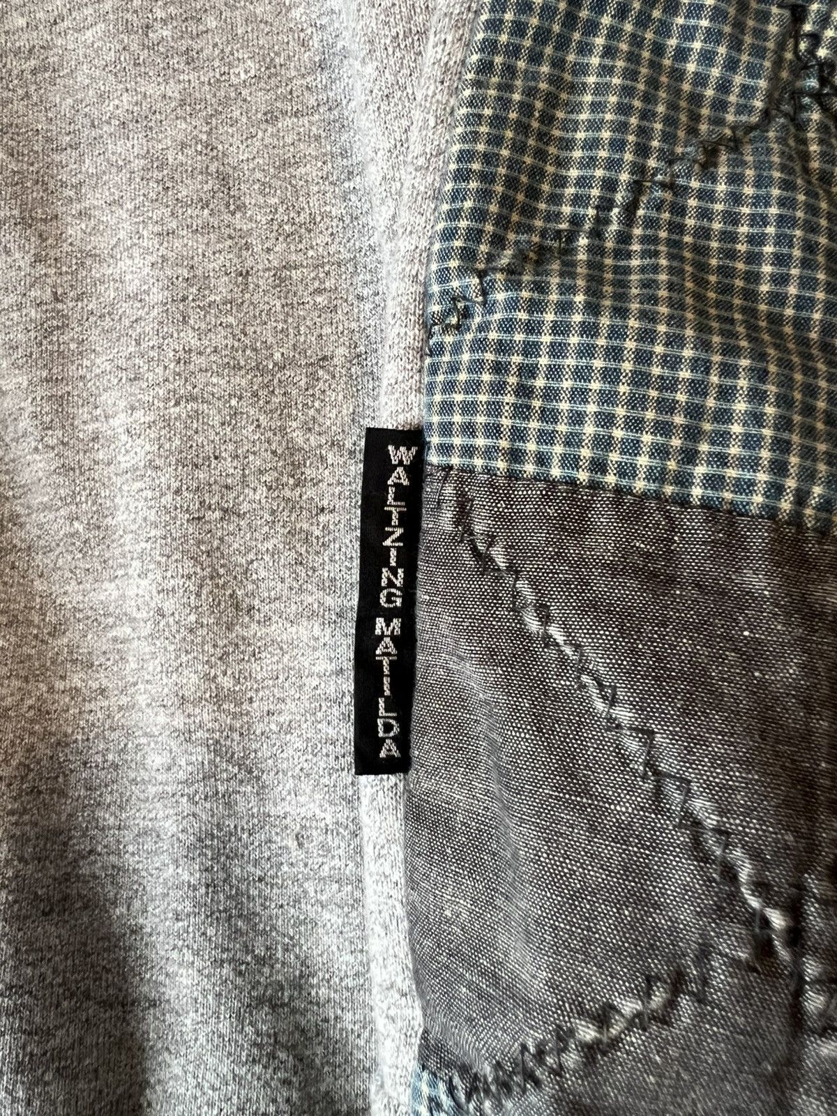 Kapital Kapital Quilted Patchwork Grey Sweatshirt Size US L / EU 52-54 / 3 - 7 Thumbnail
