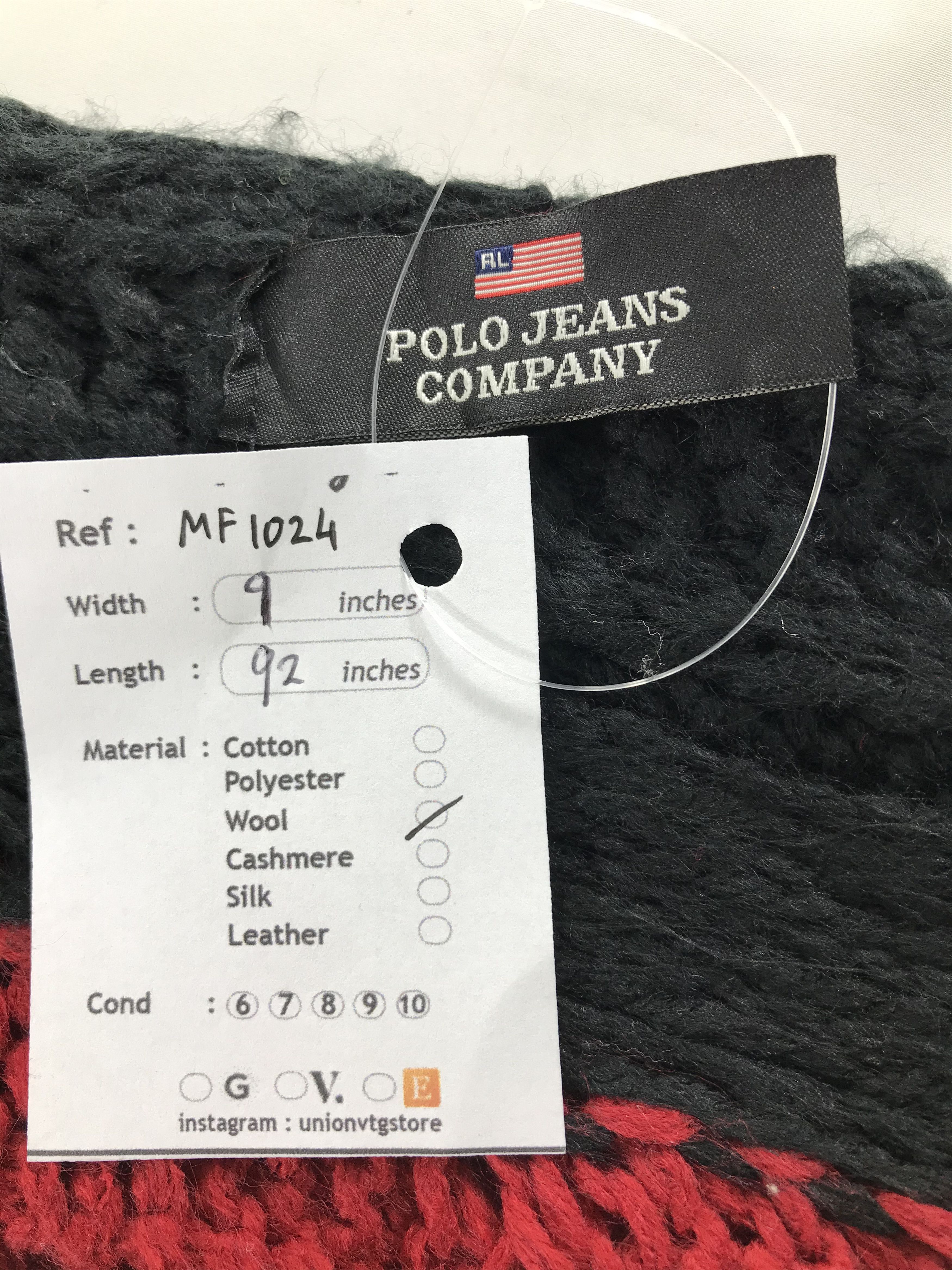 Polo Ralph Lauren Vintage Polo Ralph Lauren Scarf/Muffler/Neckwear MF1024 Size ONE SIZE - 5 Thumbnail