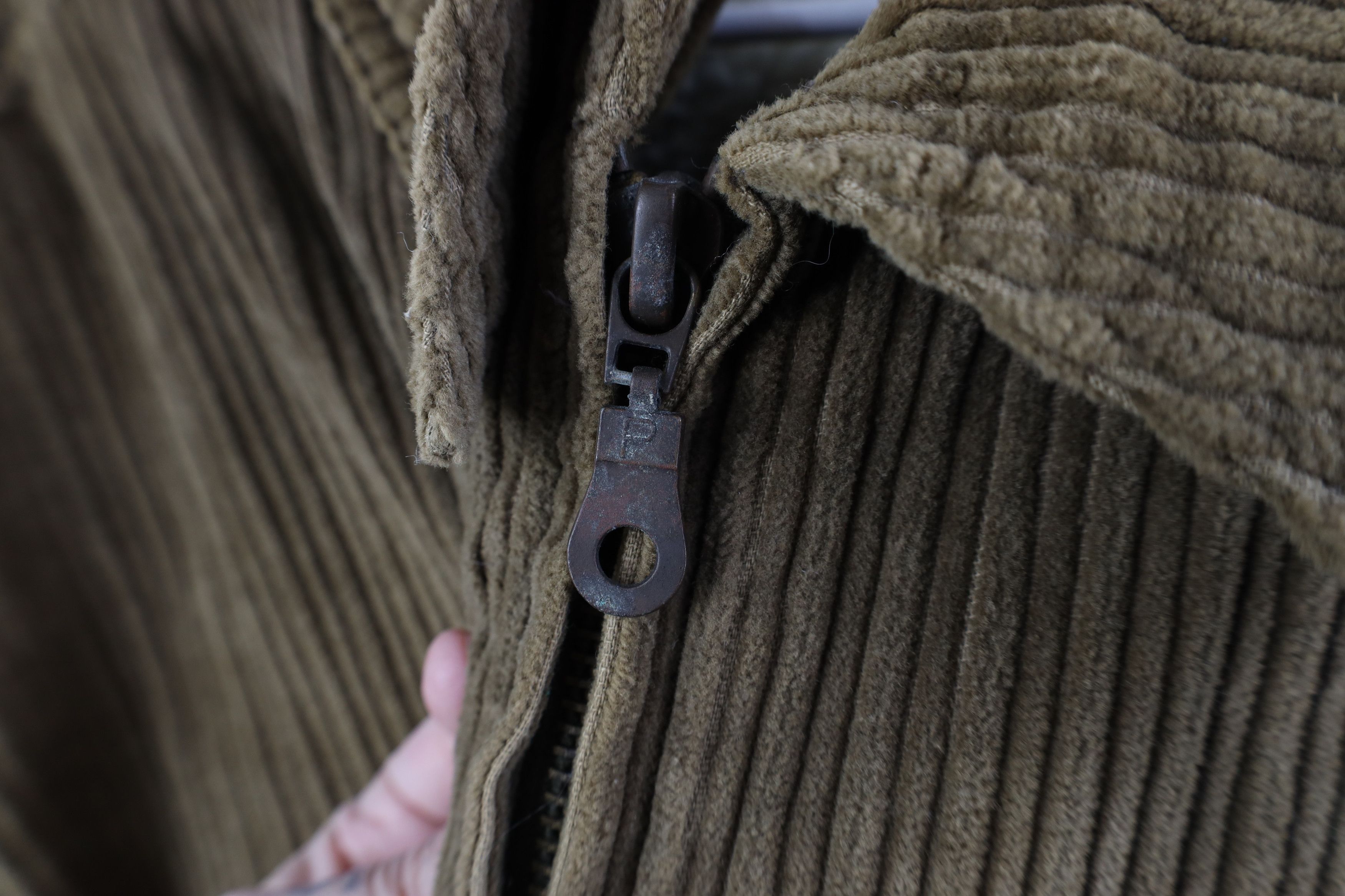 Vintage Vintage 90s Streetwear Pile Fleece Lined Corduroy Jacket Size US XL / EU 56 / 4 - 8 Thumbnail