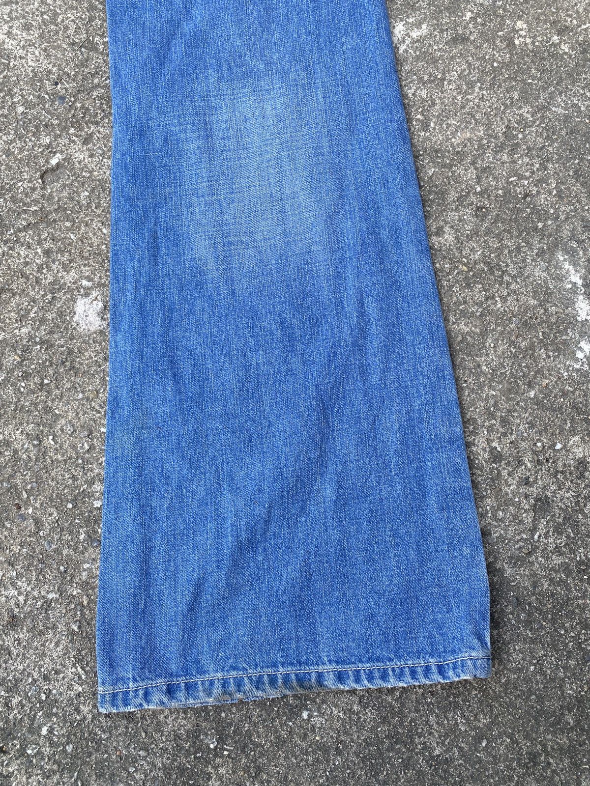 Diesel × Japanese Brand × Tornado Mart Diesel Zathan Blue Faded Flare Denim Size US 34 / EU 50 - 10 Thumbnail