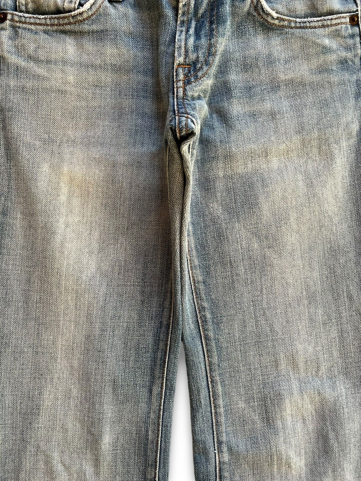 7 For All Mankind Vintage 7 For All Mankind Faded Wash Distressed Flare Jeans Size 29" - 5 Thumbnail