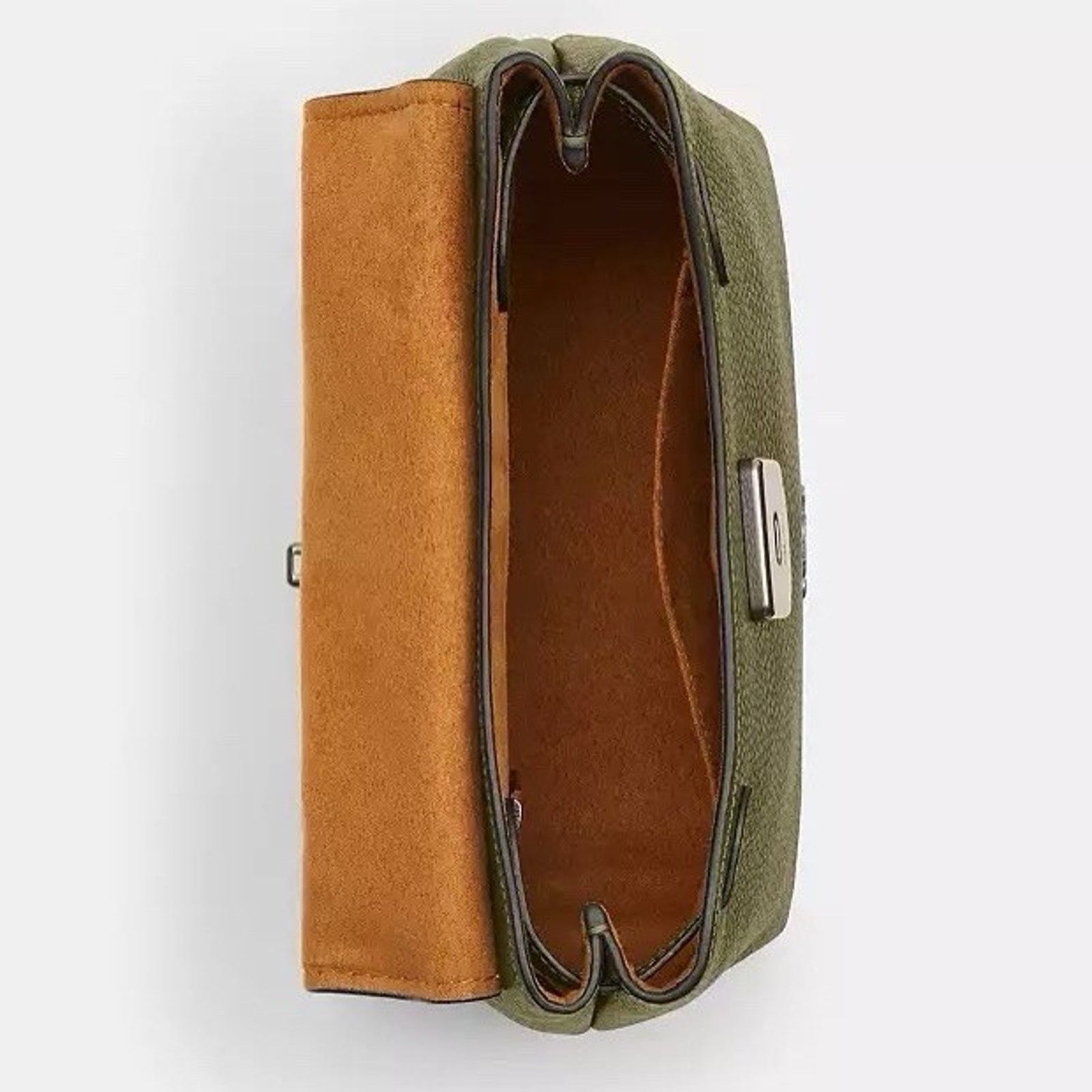 Coach NWT Coach Emory Top Handle Bag leather CCE53 QBOLV Olive Size ONE SIZE - 11 Thumbnail