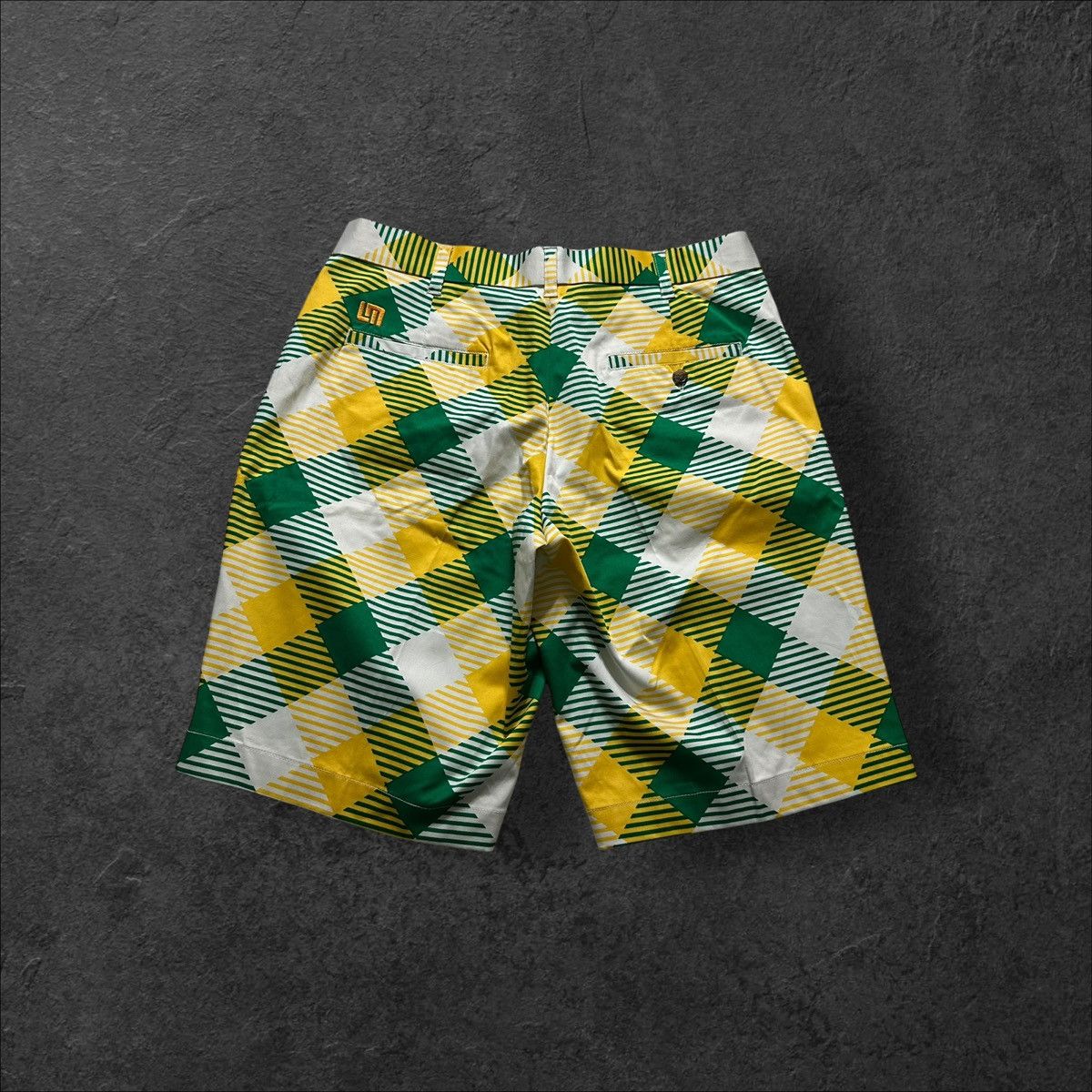 Other loudmouth golf shorts men’s 34 yellow green plaid Size US 34 / EU 50 - 5 Thumbnail