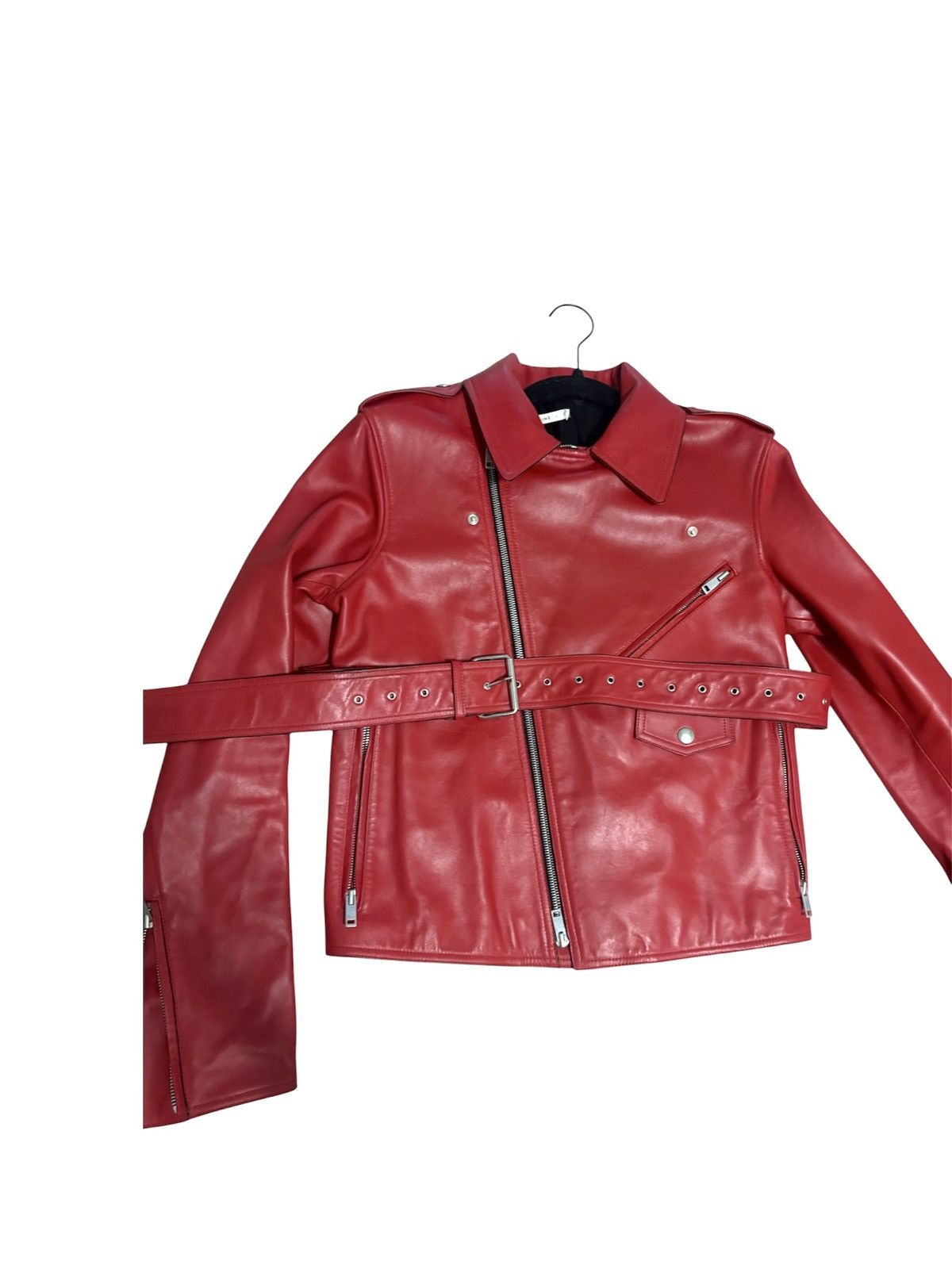 Celine Celine Phoebe Leather biker jacket Size XS / US 0-2 / IT 36-38 - 7 Thumbnail
