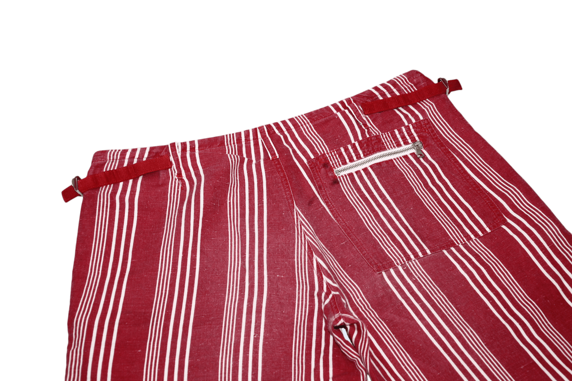 Armani Armani Jeans Eco Wash Striped Linen Cotton Bermuda Shorts Size US 38 / EU 54 - 7 Thumbnail