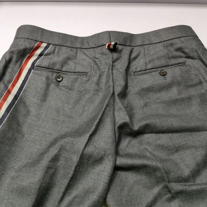Thom Browne Thom Browne Gray Striped Shorts -2507 Size US 30 / EU 46 - 8 Thumbnail