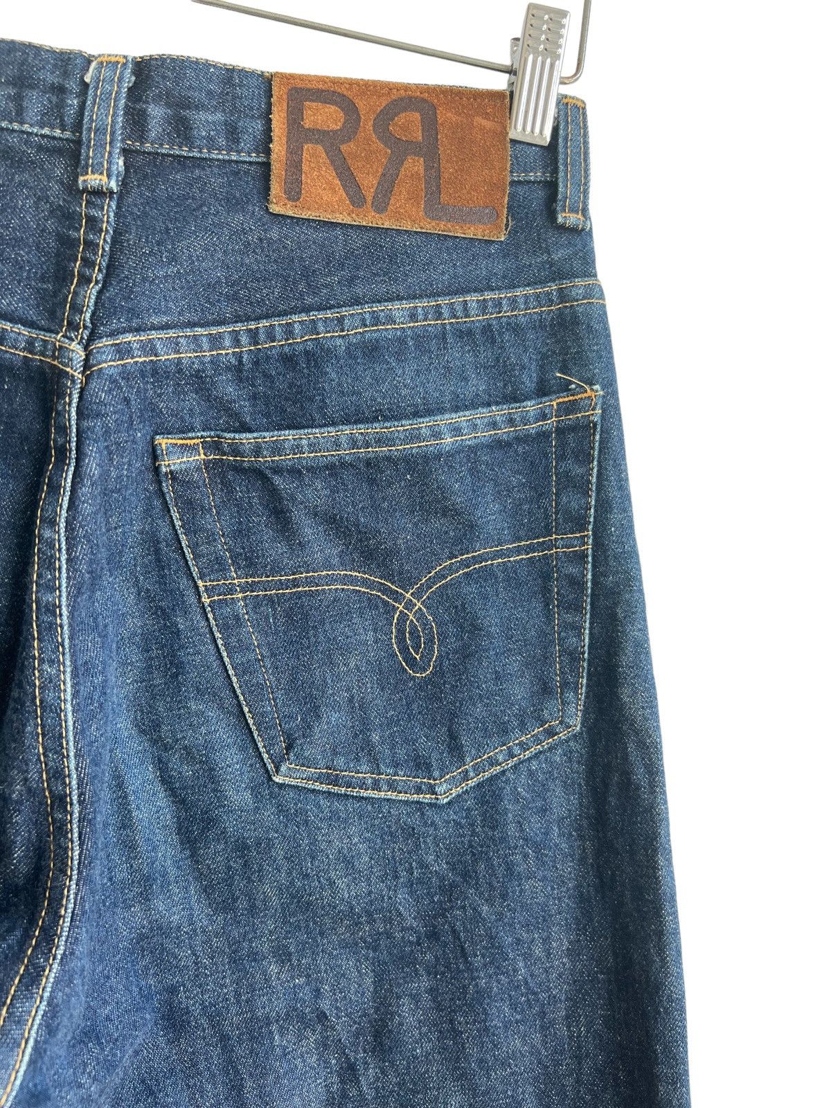 RRL Ralph Lauren 1980s Double RL RRL 🇺🇸 Regular Fit Baggy Selvaged Denim Size US 29 - 6 Thumbnail