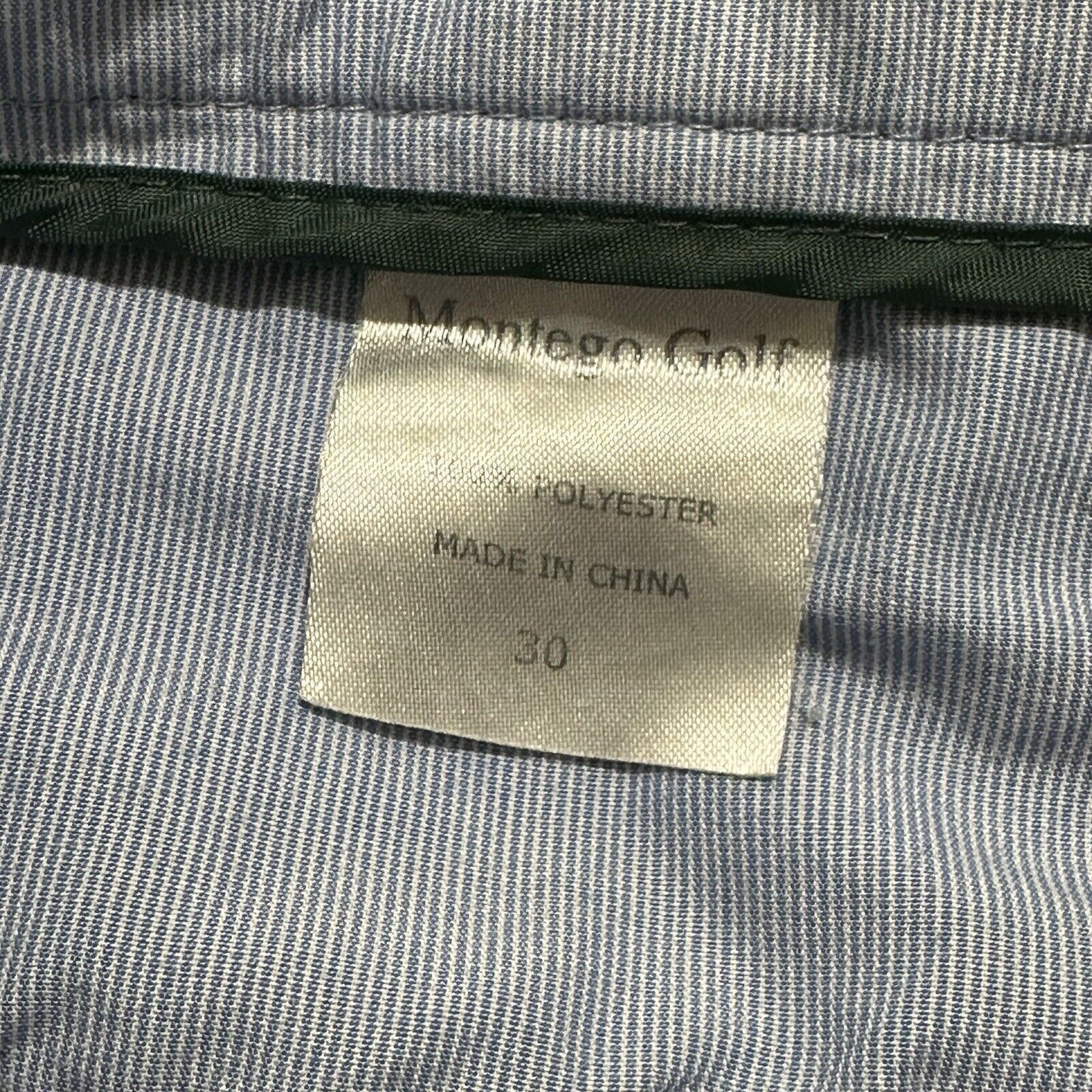 Other Montego 30 Chino Shorts Black 100% Polyester 9" Inseam Size US 30 / EU 46 - 3 Thumbnail