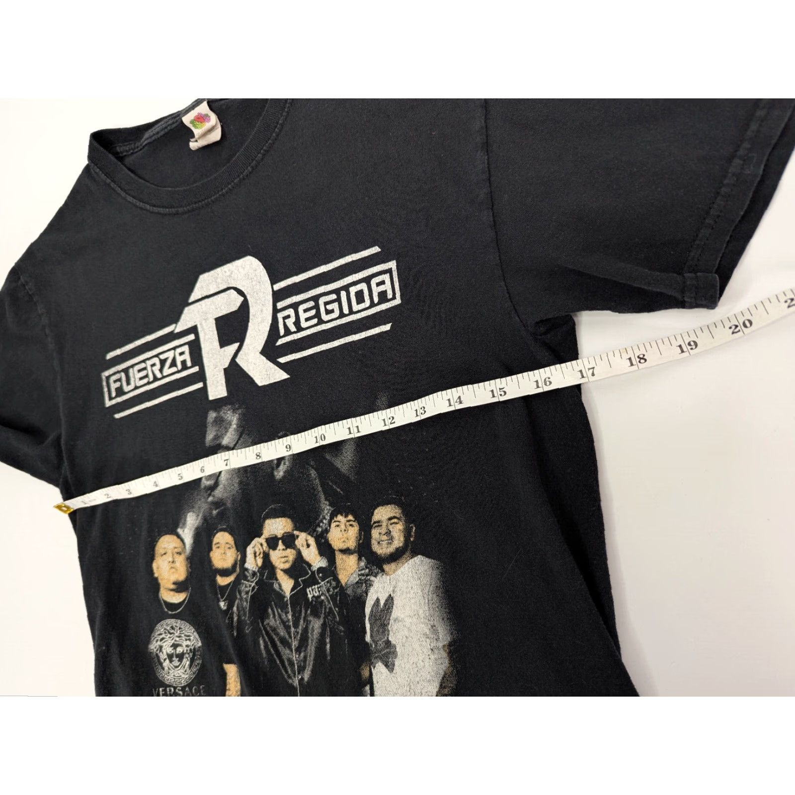 Vintage Fuerza Regida Band Tour Concert Tee T-Shirt Black Size S Mens Size US S / EU 44-46 / 1 - 6 Thumbnail