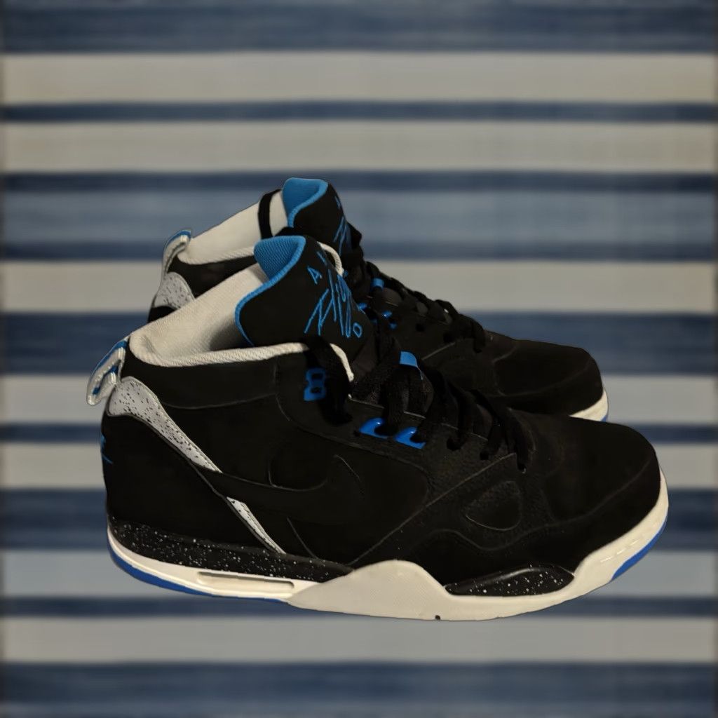 Nike Nike Air Flight ’13 Mid Black Photo Blue 579961-001 Men’s US Size 11 Size US 11 / EU 44 - 1 Thumbnail