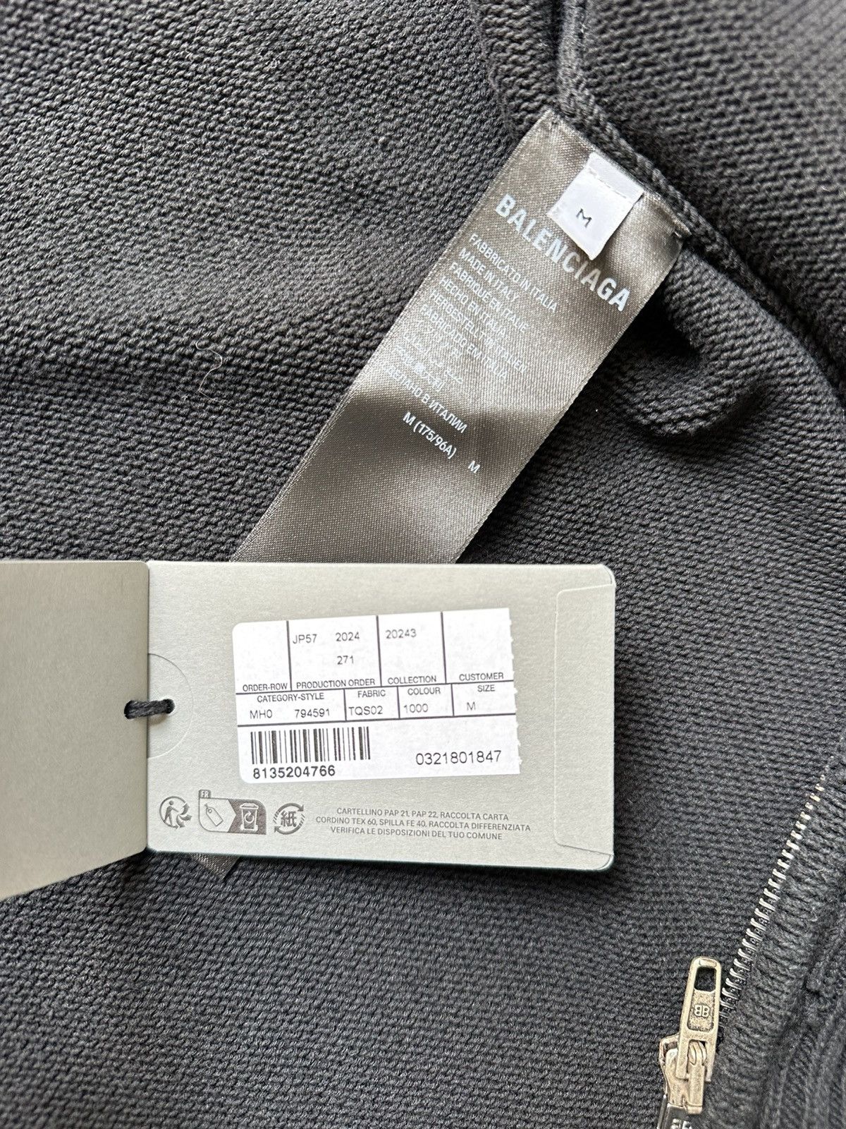 Balenciaga Y2K Zip-Up Cardigan Size US M / EU 48-50 / 2 - 7 Thumbnail