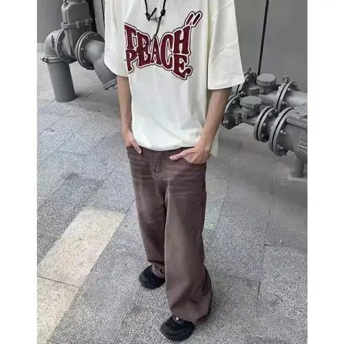 Designer × Vintage fade baggy distressed washed hiphop jeans Size US 32 / EU 48 - 2 Thumbnail