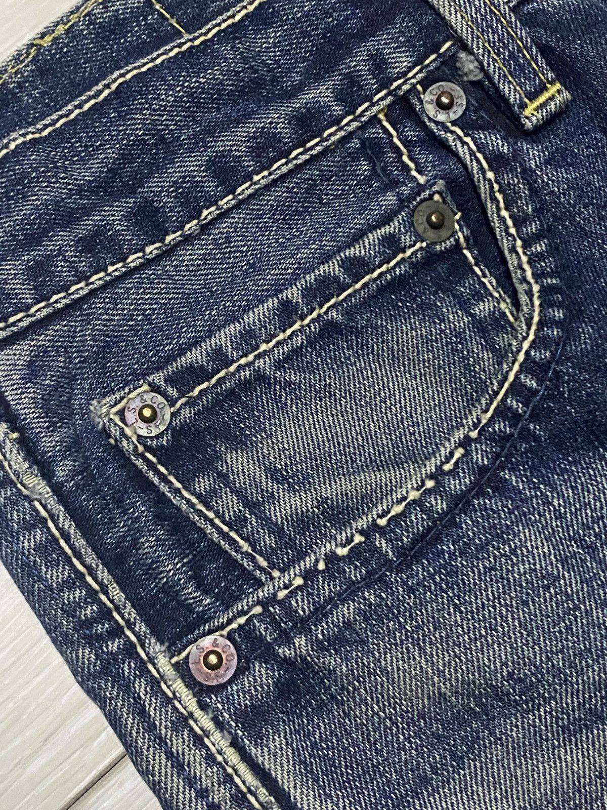 Levi's Vintage Levis 510 Mud Wash Distressed Distressed Baggy Jeans Size US 30 / EU 46 - 9 Thumbnail