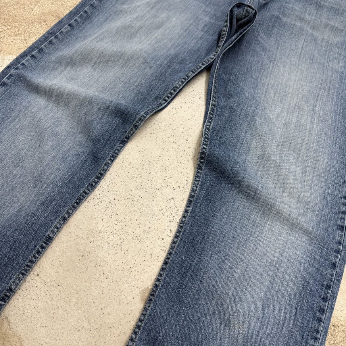 Wrangler Wrangler Authentic Distressed Repair Denim Pants Size US 38 / EU 54 - 6 Thumbnail