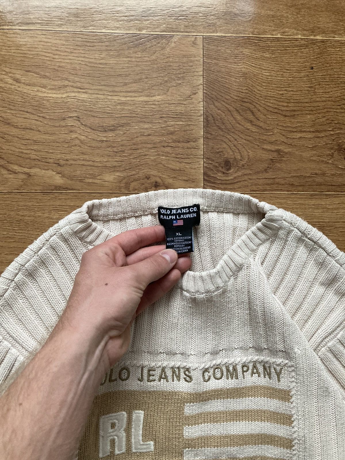 Other Vintage 90’s polo jeans Ralph Lauren ribbed sweater L y2k Size US L / EU 52-54 / 3 - 5 Thumbnail