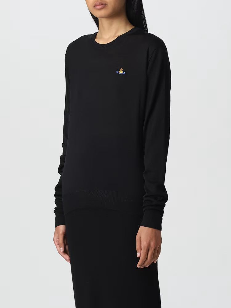 Vivienne Westwood o1s22i1n0924 Logo Embroidery Bea Cardigan in Black Size XS / US 0-2 / IT 36-38 - 4 Thumbnail