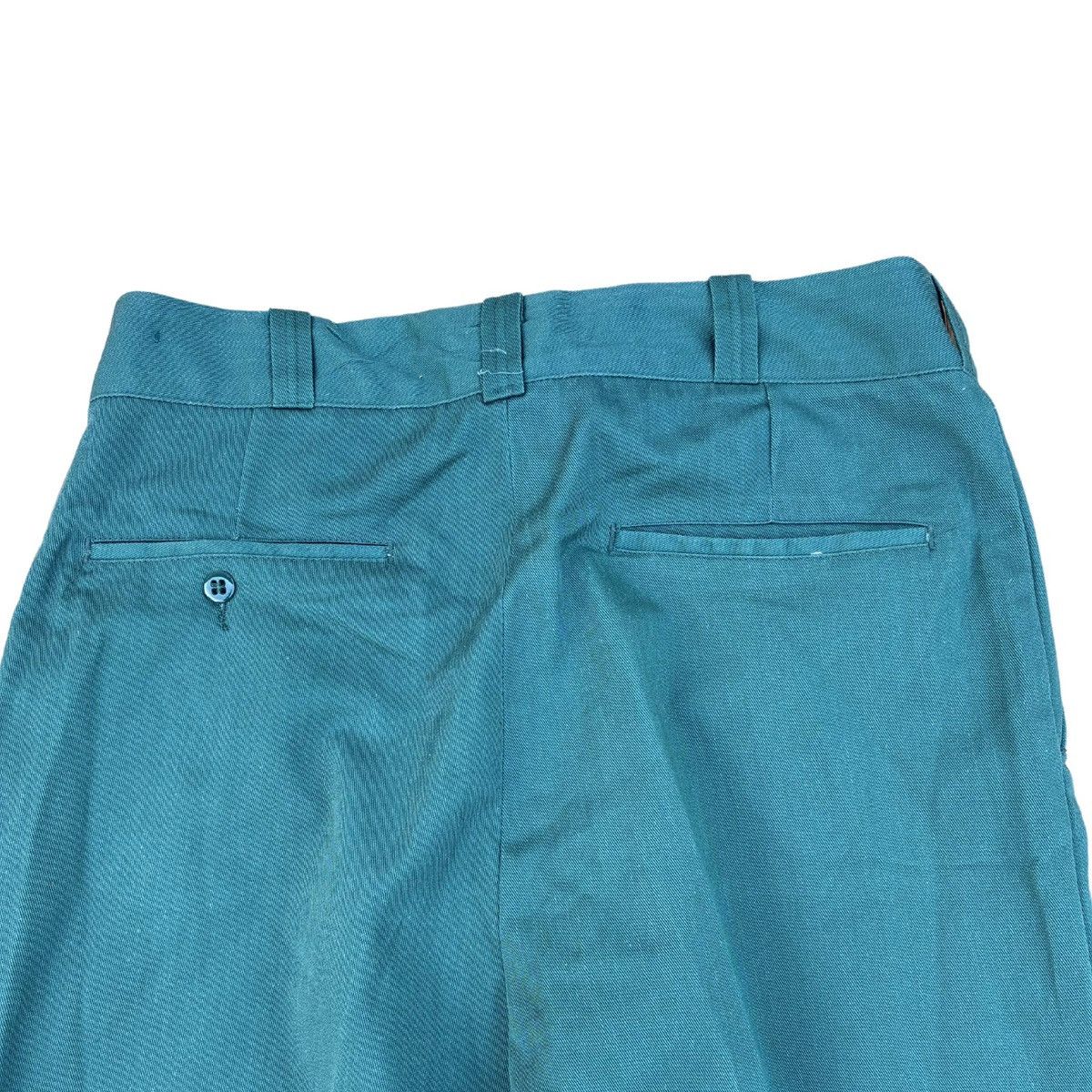 Big Mac × Sears × Vintage Big Mac Green Work Pants – Cotton Blend Talon Zipper Size US 31 - 4 Thumbnail