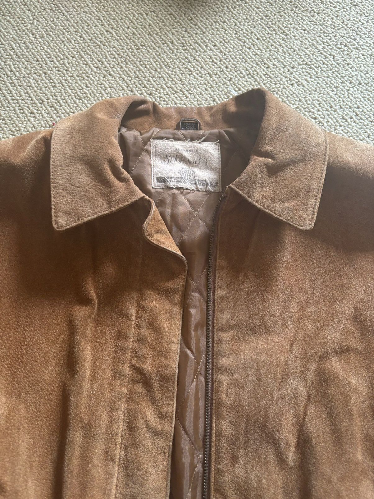 St. Johns Bay Vintage Suede Jacket Men’s Size US S / EU 44-46 / 1 - 5 Thumbnail