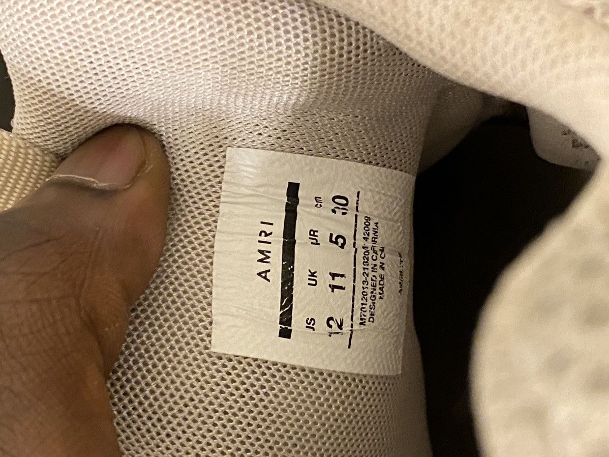 Amiri × Designer Amiri Bone Runners Size US 12 / EU 45 - 9 Thumbnail