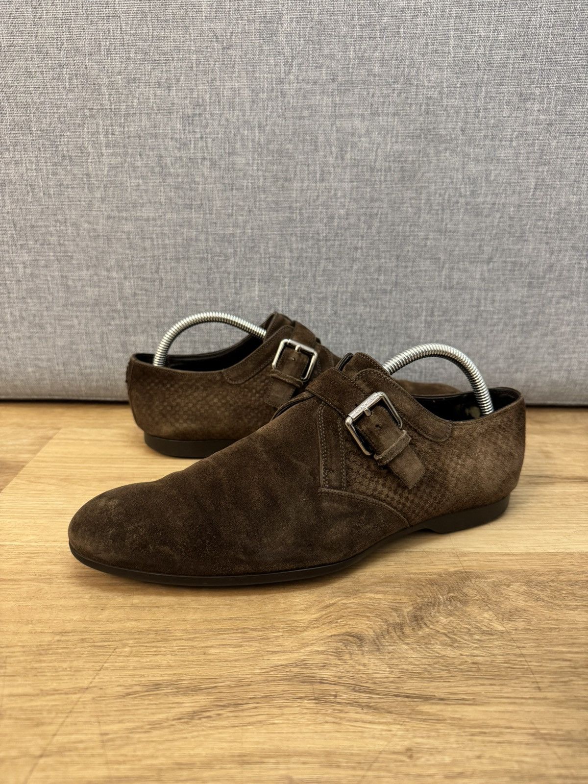 Louis Vuitton Louis Vuitton Paris Brown Suede Moccasin Monk 6,5 40,5 Size US 7.5 / EU 40-41 - 1 Thumbnail