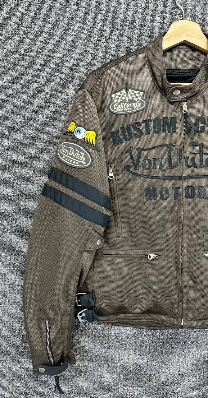 Von Dutch Vintage Von Dutch Kustom Cycles Rare Motor Racing Jacket Size US M / EU 48-50 / 2 - 3 Thumbnail