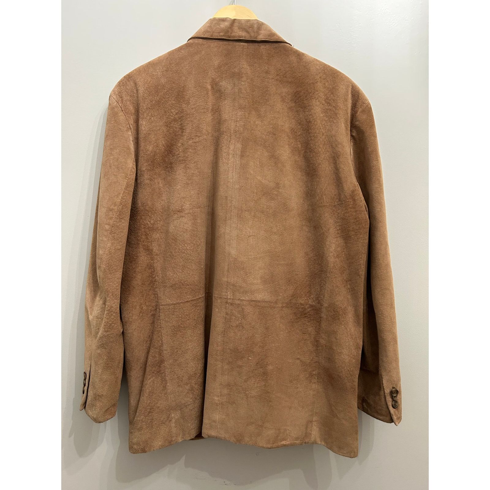 Jones New York Jones New York Blazer Men 42S Camel Brown Leather Suede Size US S / EU 44-46 / 1 - 2 Thumbnail