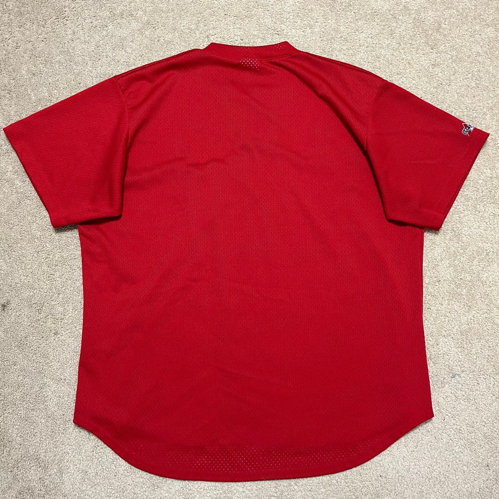 Majestic Vintage Majestic Bulldogs Red Baseball Jersey XL Size US XL / EU 56 / 4 - 2 Thumbnail
