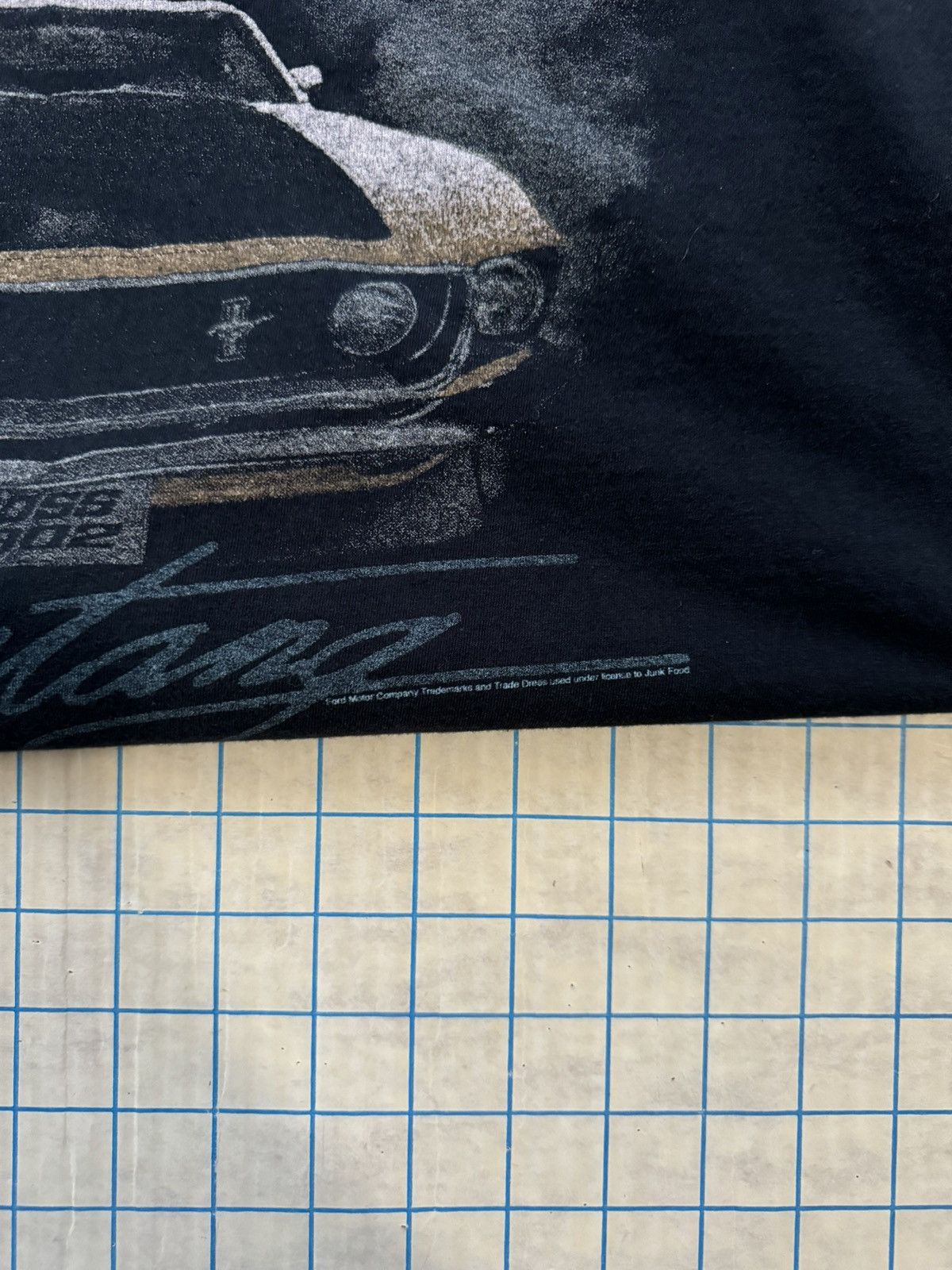Mustang × Vintage Boss Mustang Black Graphic Tee Racing Muscle Car XL Size US XL / EU 56 / 4 - 4 Thumbnail